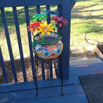 🔥Last Day Special Sale 49% OFF🍀Metal Flowers Garden Stakes🍀