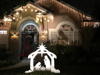 🔥LAST DAY 49% OFF 🔥 Outdoor Complete Nativity Scene